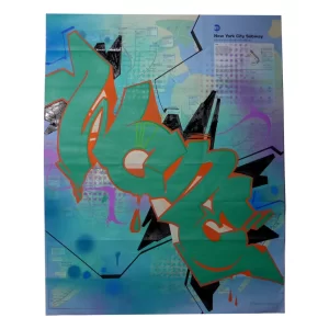 NYC MTA Subway Map X 3