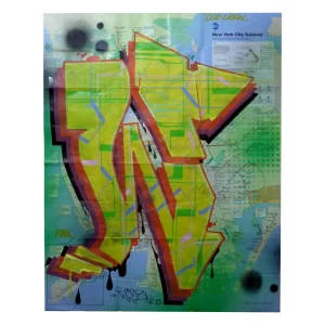 NYC MTA Subway Map X 1